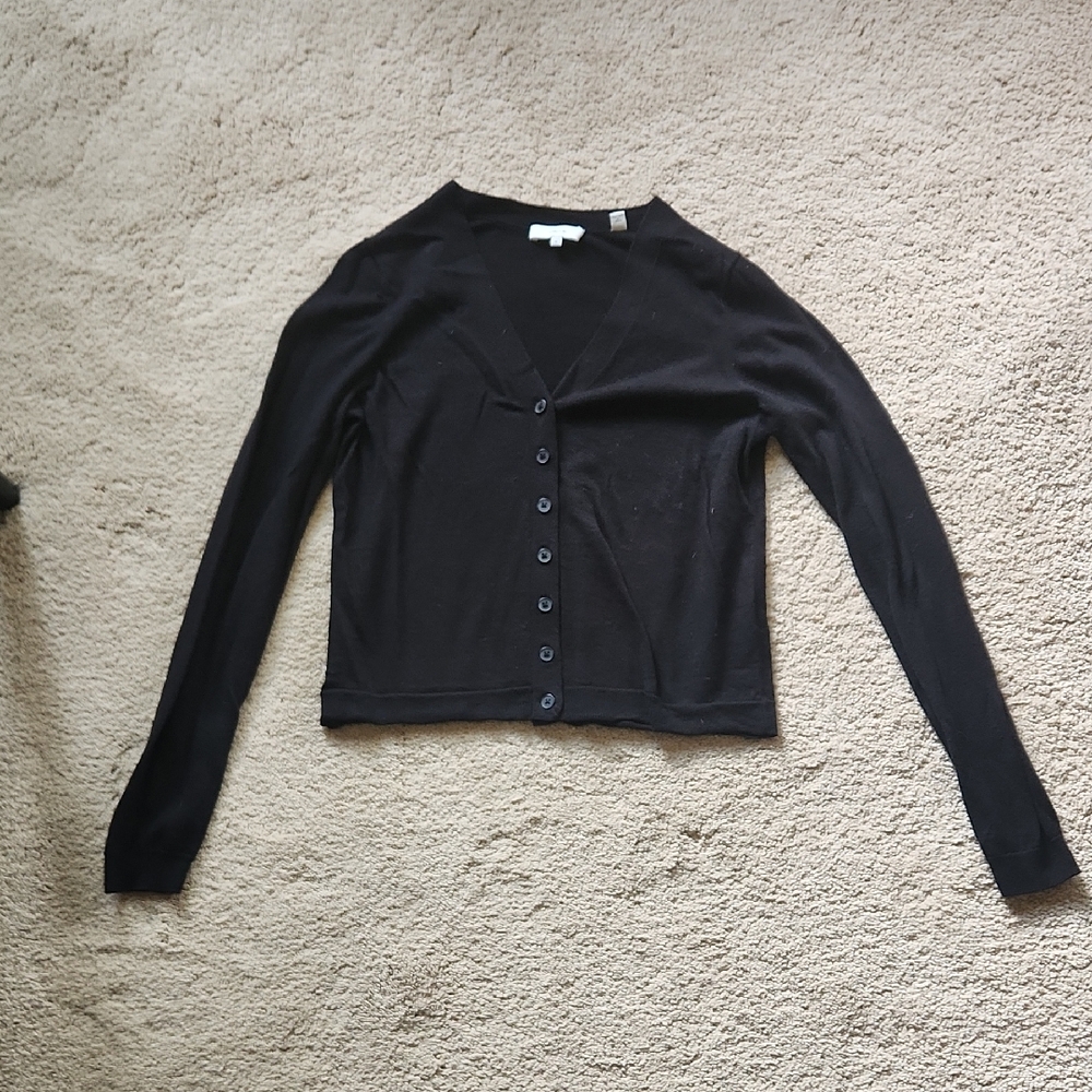 Vince Classic Black Women's Cardigan